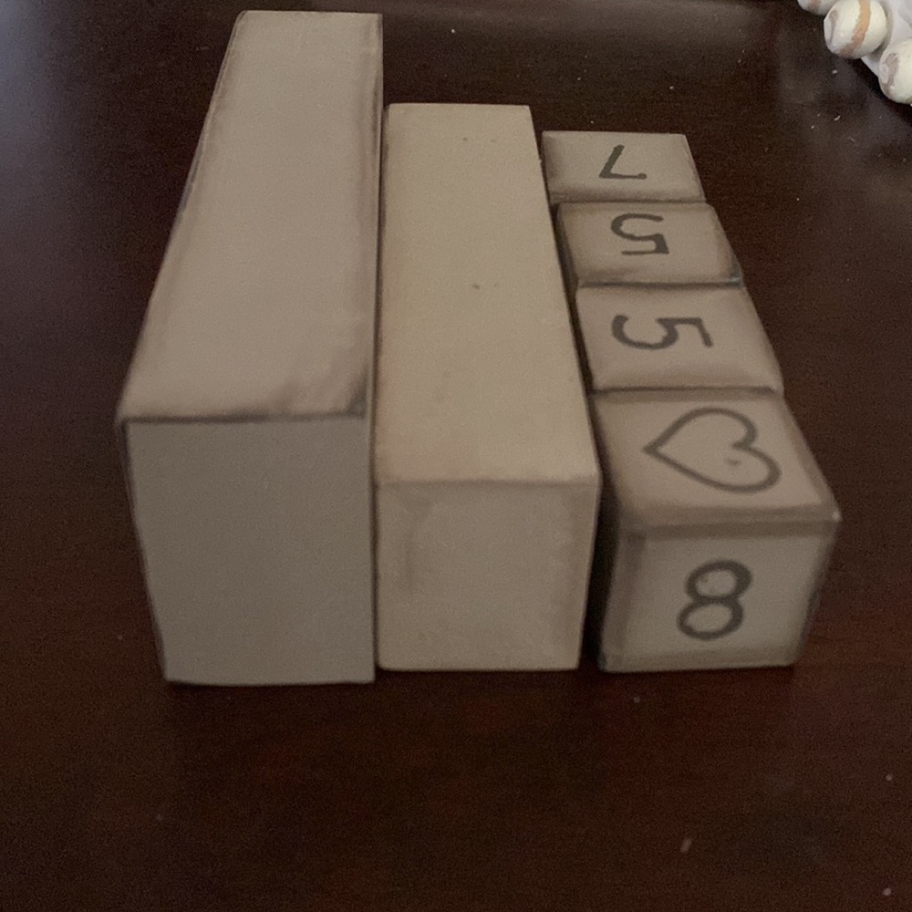 Wedding count down blocks - Picture 4 of 4